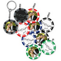 Poker Chip Photo Key Tag